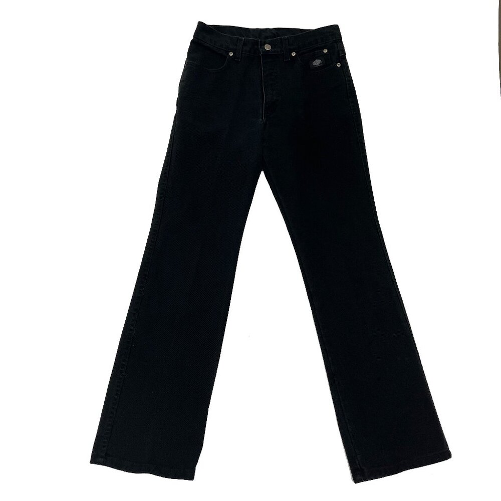 Harley Davidson Bootcut Black Jeans 6 Womens 29 x 31